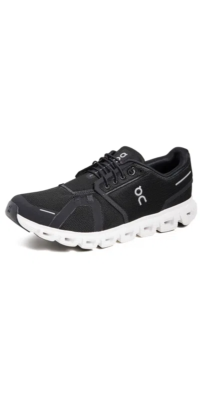 On Cloud 6 Sneakers Black White
