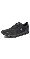 On Cloud 6 Wp Sneakers Black/black In Black/black