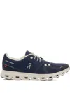 On Low Top Sneakers With Mesh Upper And Rubber Outsole In Blue