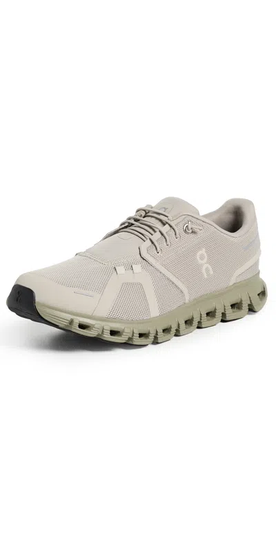 On Mesh Cloud Sneakers In Animal Print