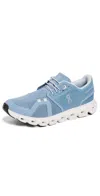 On Cloud 6 Sneakers Chambray/white In Multi
