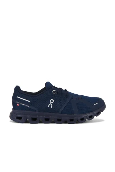 On Cloud 6 Sneakers In Midnight & Ink