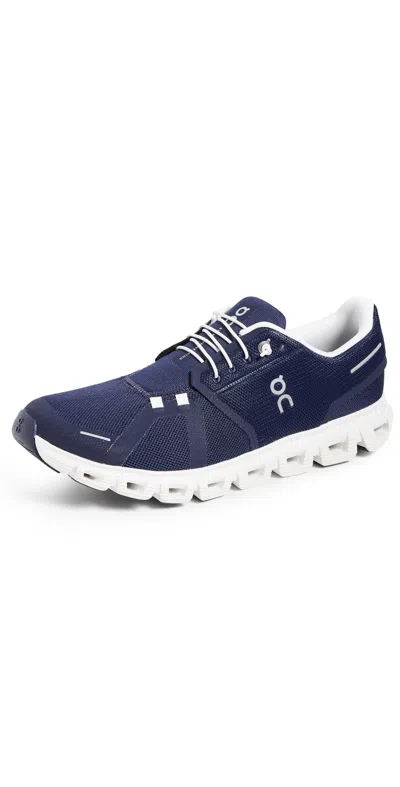 On Cloud 6 Sneakers Midnight/white