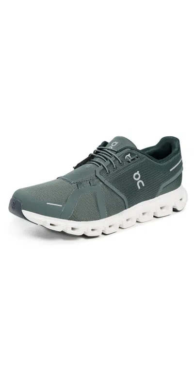 ON CLOUD 6 SNEAKERS OLIVE/EVERGREEN