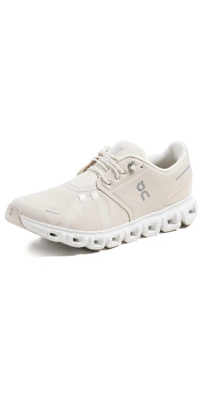 On Cloud 6 Sneakers Pearl/white