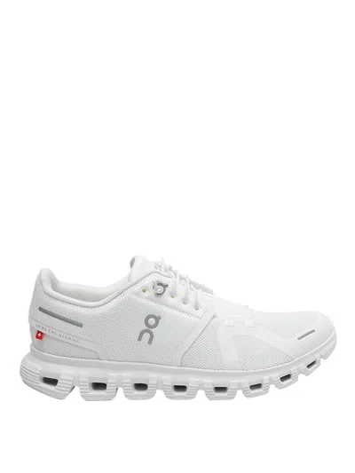 On Running Cloud 6 Sneakers In White