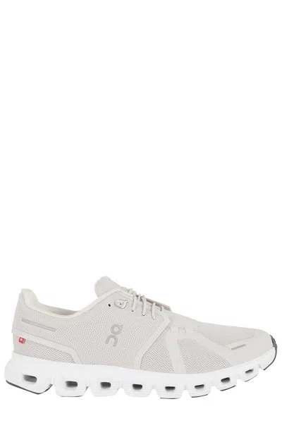 On Cloud 6 Sneakers With Lightweight Fabric Upper And Cloudtech Sole In White