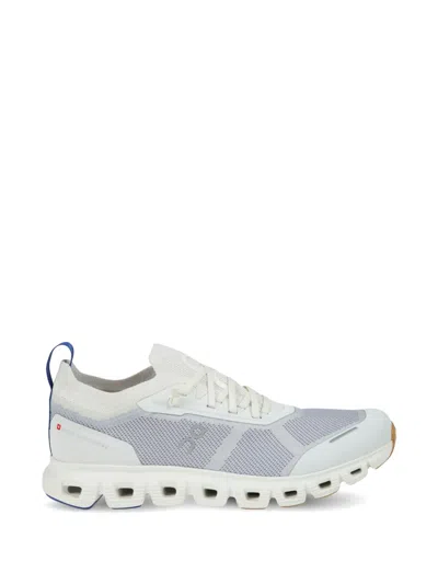 On White Canvas Cloud 6 Versa Sneakers In Animal Print