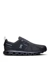 On Cloud 6 Waterproof Sneakers In Black