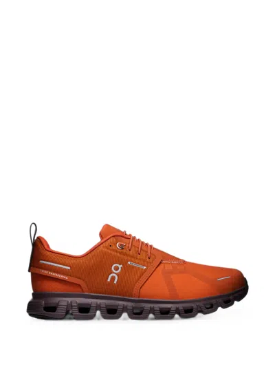 On Cloud 6 Waterproof Sneakers In Orange