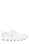 On Cloud 5 Rubber-trimmed Recycled Mesh Running Sneakers In White