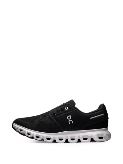 On Cloud 6 Wide Sneakers In Black