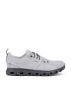 On Textured Grey Sneakers With Streamlined Silhouette In Alloy & Wolf