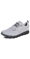 On Textured Grey Sneakers With Streamlined Silhouette In Alloy/wolf