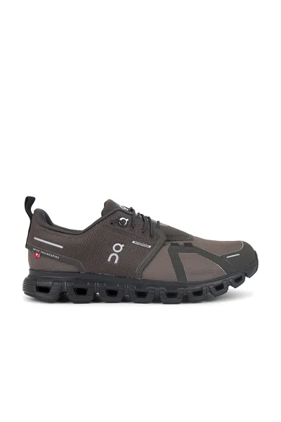 On Thorn Black Textile Cloud 6 Wp Sneakers In Gray