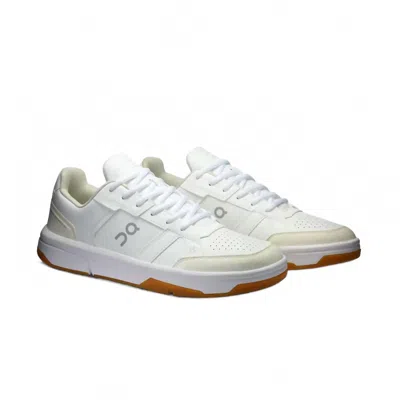 On Cloud Men's Roger Clubhouse 2 Shoes In White/ivory In Multi