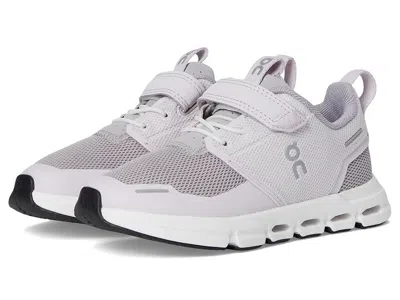 On Cloud Play (little Kid) Kid's Shoes Orchid/white : 1.5 Little Kid M, Synthetic/textile In Gray