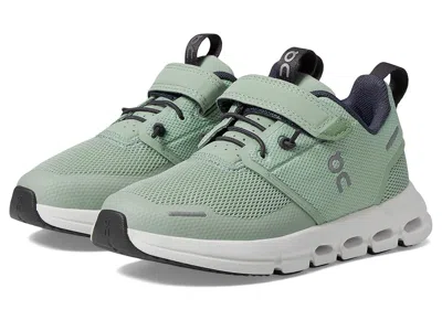 On Cloud Play (little Kid) Kid's Shoes Sage/white : 1.5 Little Kid M, Synthetic/textile In Green