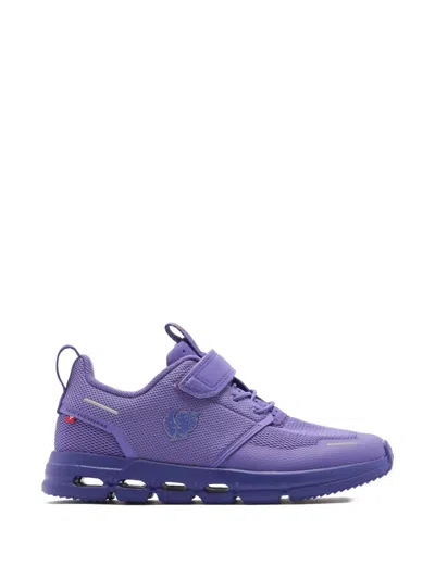 On Kids' Cloud Play Shf Touch-strap Logo Sneakers In Purple
