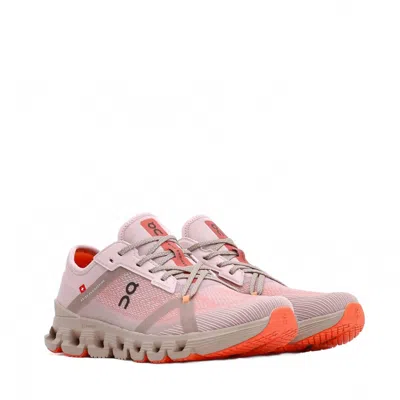 On Cloud Women's Cloud X 4 Ad Shoes In Mauve/salmon In Multi