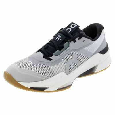 On Cloud Women's Roger Pro Fire Clay Shoes In Glacier/black In White