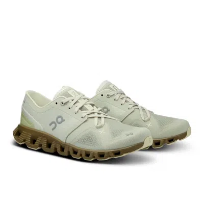 On Cloud X 3 60.97792 Sneakers Women's Aloe Hunter Running Shoes Khd2806 In Green