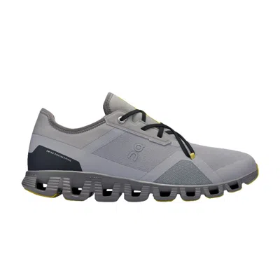 Pre-owned On Cloud X 3 Ad 'fog Gecko' In Grey