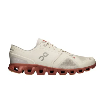 Pre-owned On Cloud X 3 'ice Auburn' In Cream