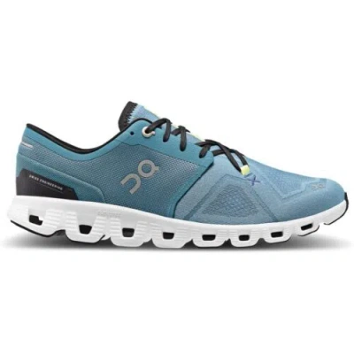 Pre-owned On Cloud X 3 Mens Shoes Size 10, Color: Pewter/white-white In Beige
