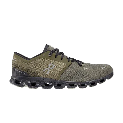 Pre-owned On Cloud X 3 'olive Reseda' In Green