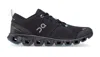 On Cloud X 3 Shift 66-98464 Sneakers Women's Black Lace-up Running Shoes In Black