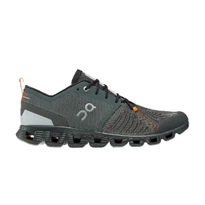 Pre-owned On Cloud X 3 Shift 'lead Turmeric' In Grey