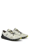 On Cloud X 3 Training Shoe In Fog Gecko (grey)