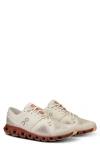 On Gray Cloud X 3 Sneakers In Ice/auburn