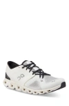 On Cloud X 3 Training Shoe In Ivory/black