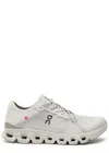 On Cloud X 4 Ad Panelled Mesh-knit Sneakers In White And Grey