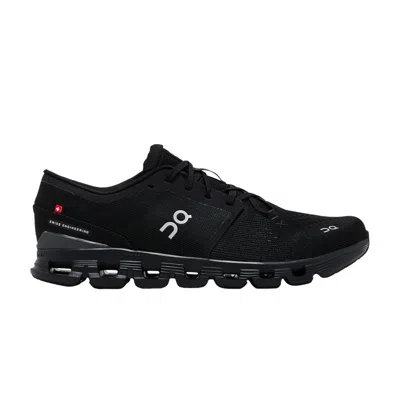 Pre-owned On Cloud X 4 'black Eclipse'
