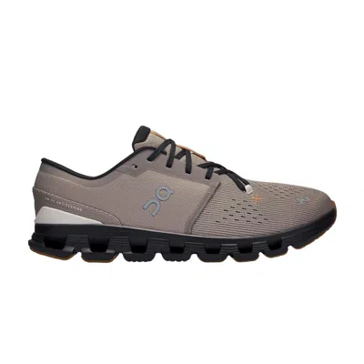 Pre-owned On Cloud X 4 'fog Black' | Grey | Men's Size 9.5 In Gray