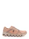On Cloud X 4 Low-top Mesh Sneakers In Pink