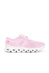 On Cloud X 4 Sneaker In Pink