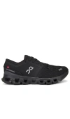 On Cloud 6 Waterproof Sneakers In Black