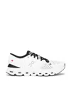On Cloud X 4 Recycled-mesh Sneakers In Ivory & Black