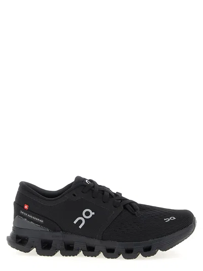 On Cloud X 4 Sneakers In Black