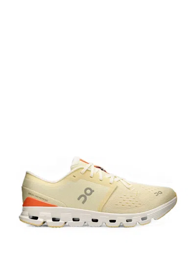 On Cloud X 4 Sneakers In Yellow