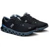 On Cloud X 4 Training Shoe In Black/chambray