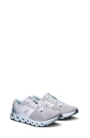 On Cloud X 4 Training Shoe In Silver/chambray