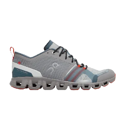 Pre-owned On Cloud X Shift 'alloy Red' In Grey