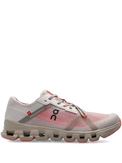 On Cloud X 4 Ad Rubber-trimmed Recycled-mesh Sneakers In Purple