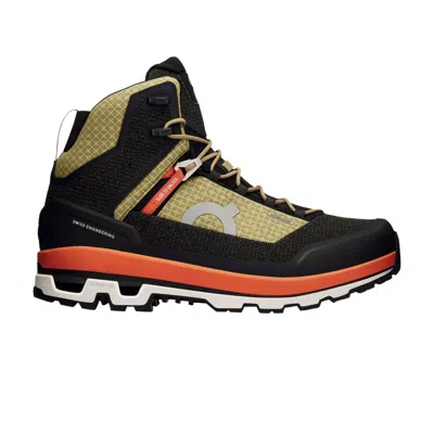 Pre-owned On Cloudalpine Waterproof 'safari Black'
