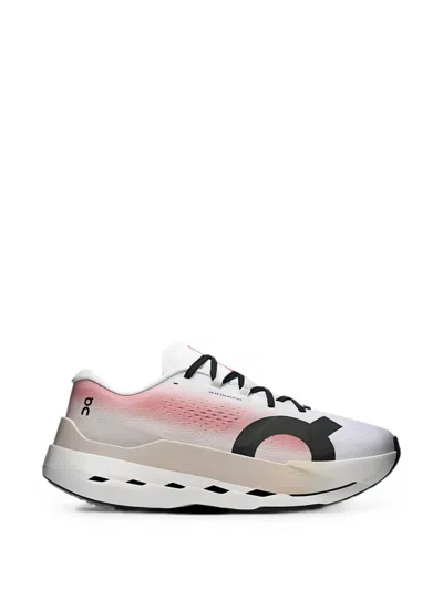 On Cloudboom Max Lace-up Sneakers In White